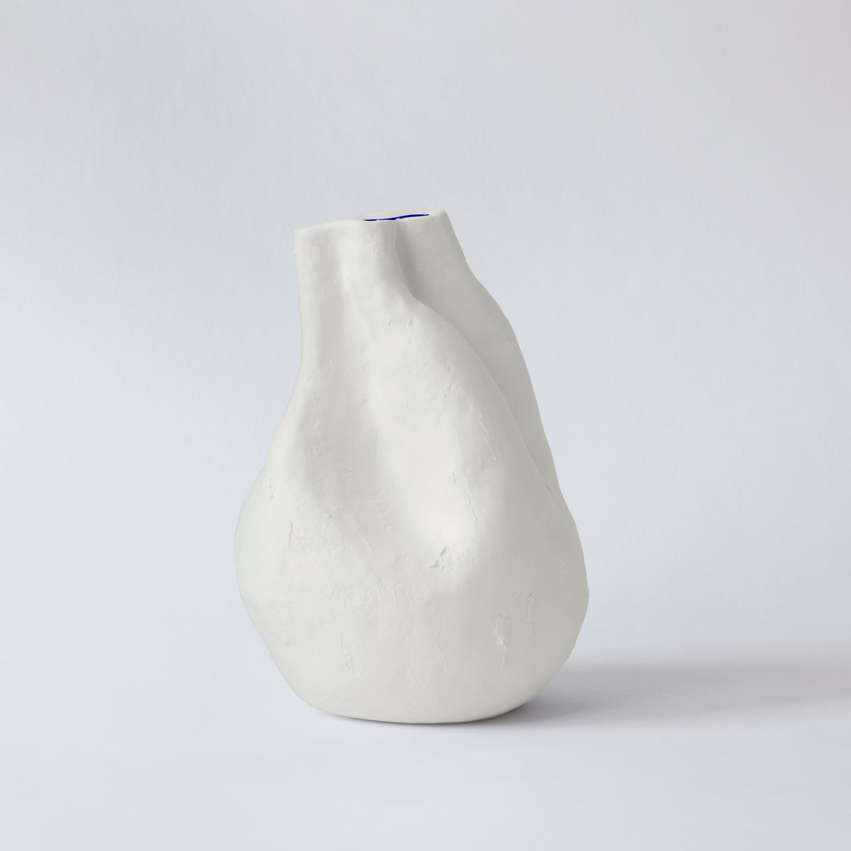 Sculptural White Porcelain Art Vase – Alexis