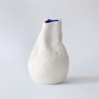 Sculptural White Porcelain Art Vase – Alexis