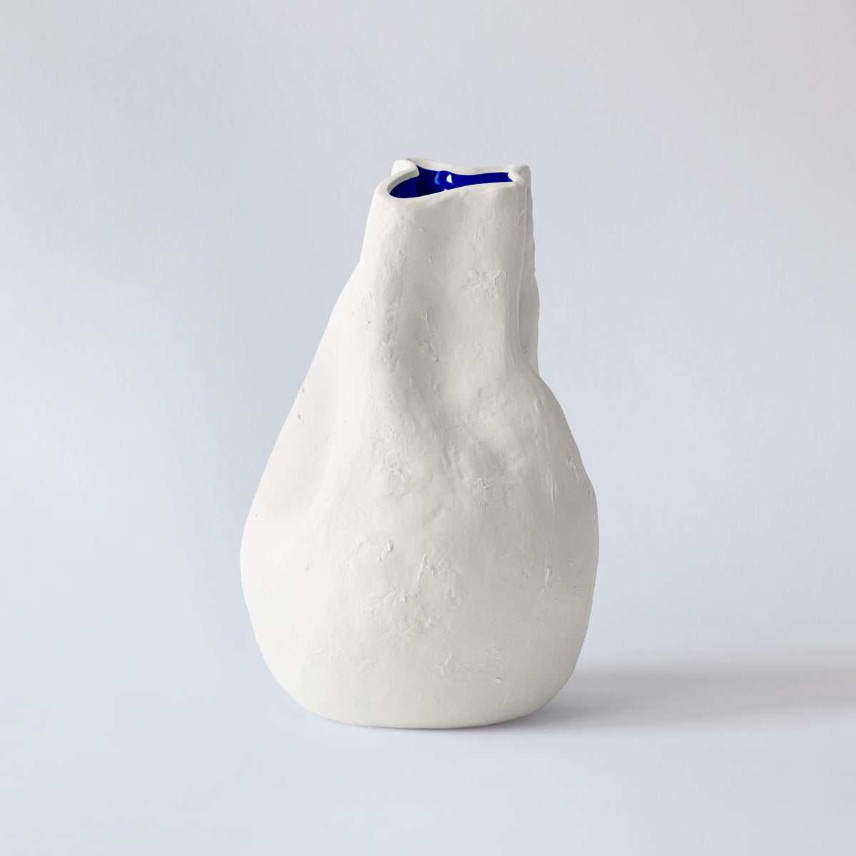 Sculptural White Porcelain Art Vase – Alexis