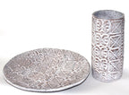 Handcrafted Ashanti Patterned Ceramics – Vases & Plates
