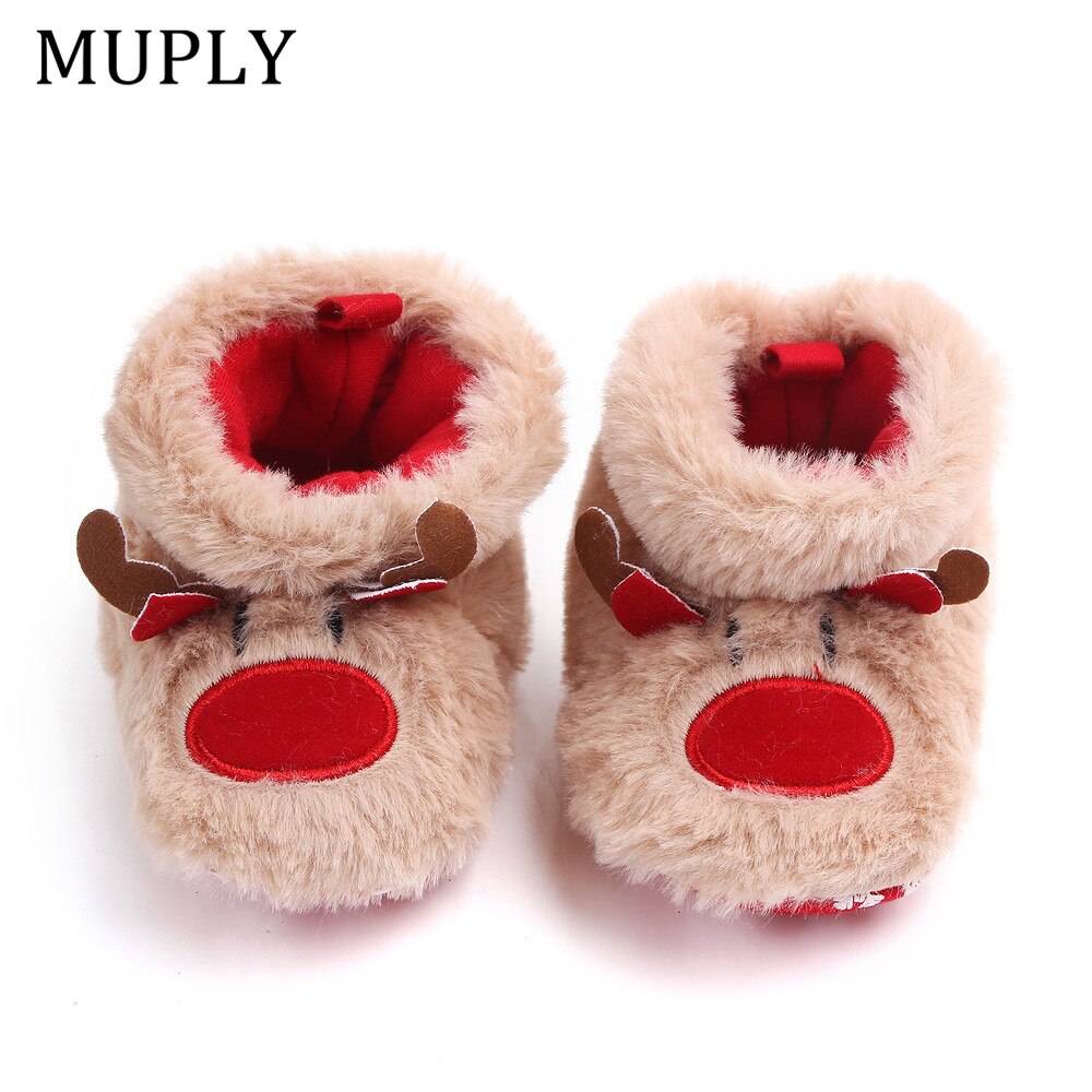 Warm Winter Baby Shoes – Elk First Walkers, 0–18 Months