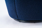 Luxe Velvet Tufted Accent Chair with Gold Metal Legs