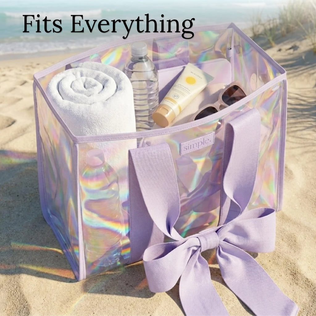 BowMe Prism Bubble Beach Tote with Phone Pouch