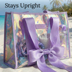 BowMe Prism Bubble Beach Tote with Phone Pouch