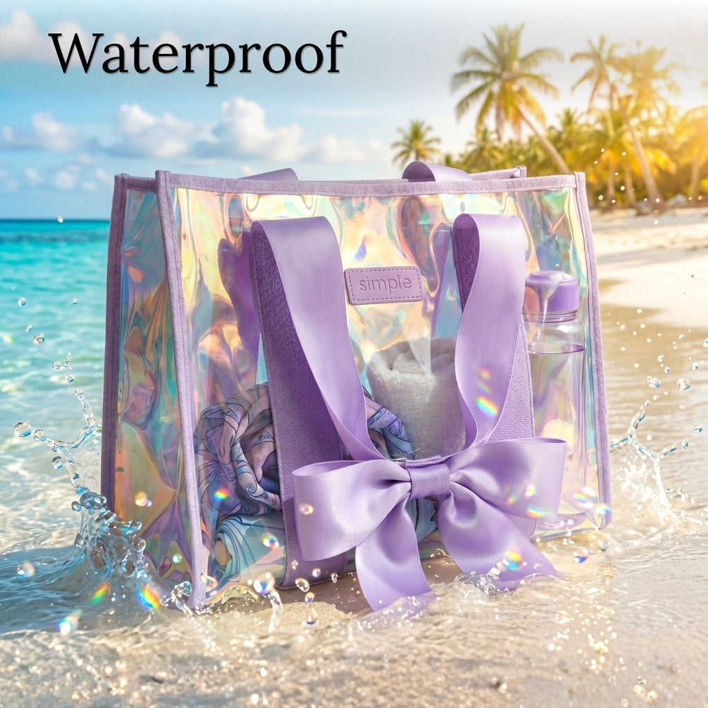 BowMe Prism Bubble Beach Tote with Phone Pouch