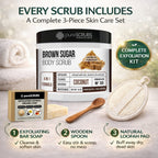 Coconut Body Scrub / Dead Sea Salt / Premium Blend #23