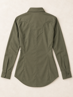 Loden Green Cool Ride™ Women’s Western Riding Shirt