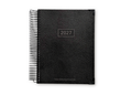 2027 Black Leather Look Daily Planner