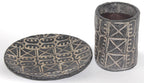 Handcrafted Ashanti Patterned Ceramics – Vases & Plates
