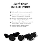 Natural Black Onyx Infinity Jewelry Set for Women
