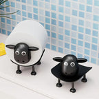 Sheep-Shaped Toilet Paper Holder – Decorative Bathroom Storage Rack
