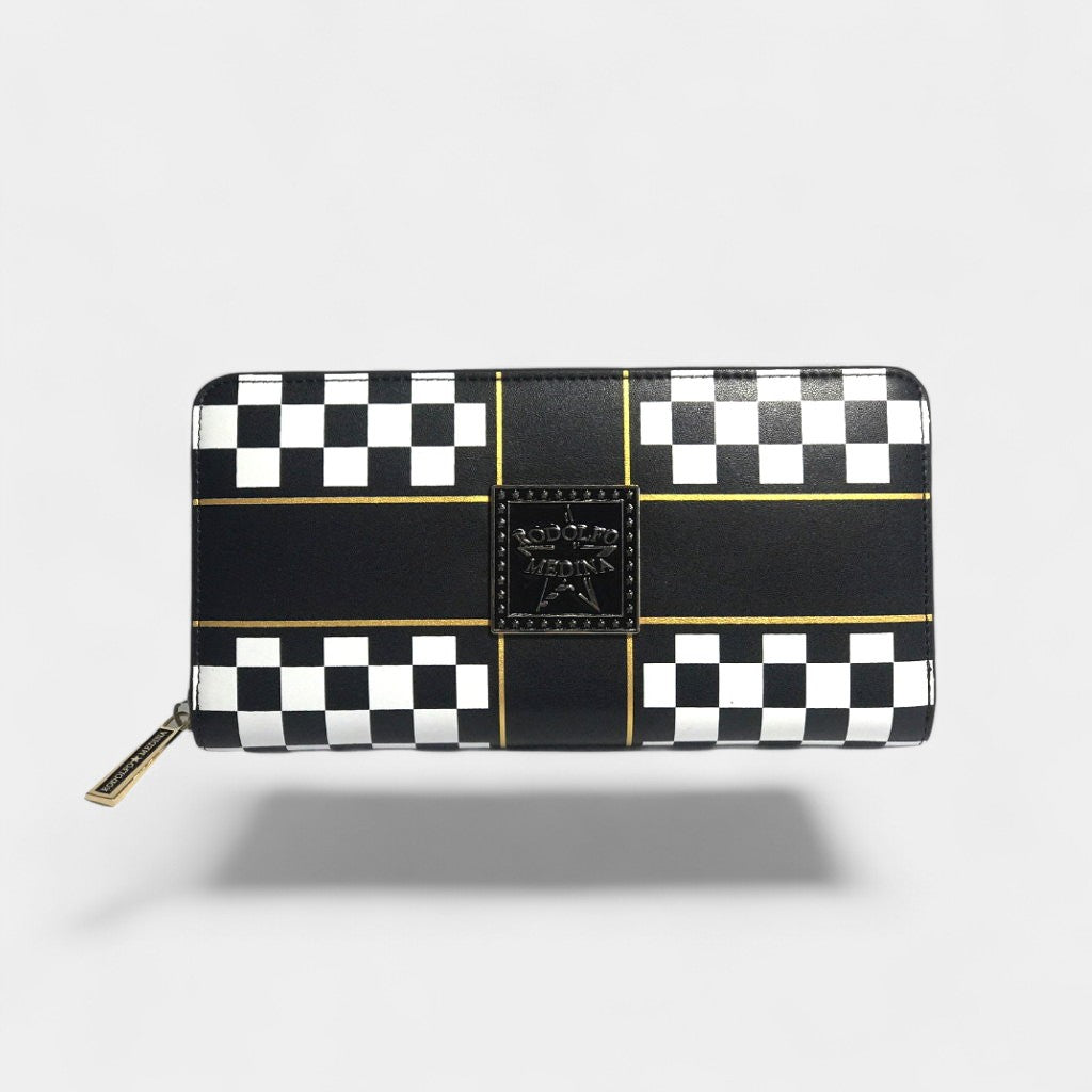 CROSS SQUARES ICON CONTINENTAL WALLET