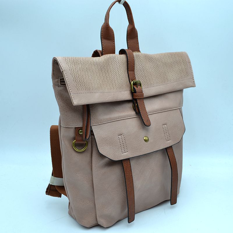 Vintage Leather Laptop Backpack