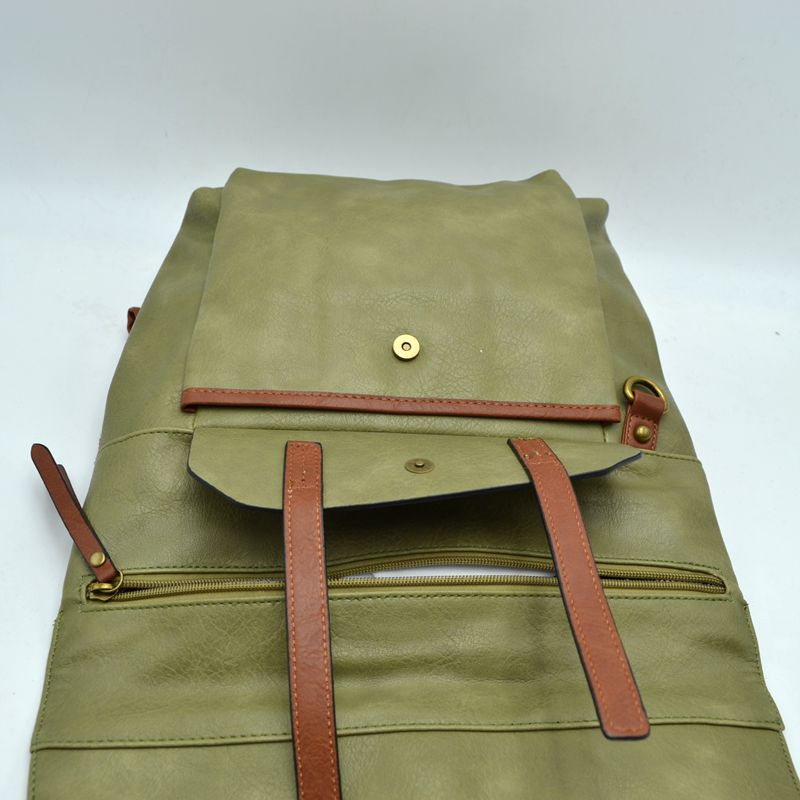 Vintage Leather Laptop Backpack