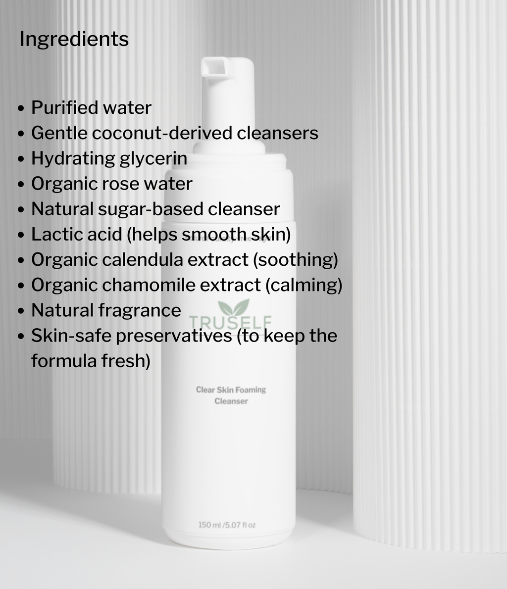 Clear Skin Gentle Foaming Facial Cleanser