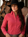 Coral Cool Ride™ Women’s Western Riding Shirt