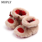 Warm Winter Baby Shoes – Elk First Walkers, 0–18 Months