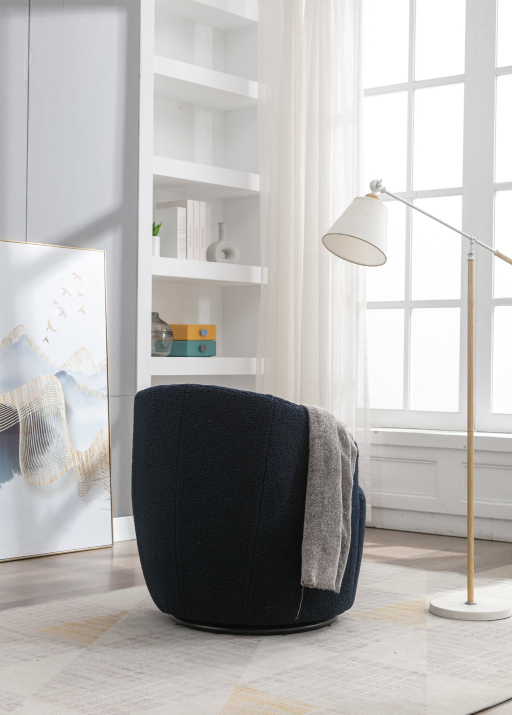 Luxe Velvet Tufted Accent Chair with Gold Metal Legs
