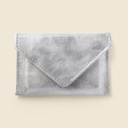 Mini Envelope Wallet With RFID protection - Silver Glitter