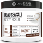 Coconut Body Scrub / Dead Sea Salt / Premium Blend #23