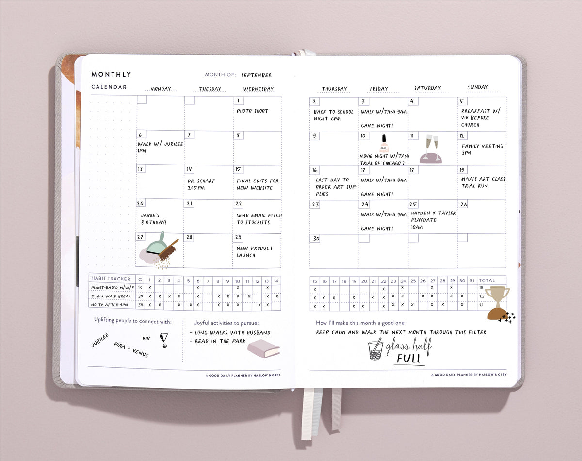 A Good Daily Planner (6-months undated)