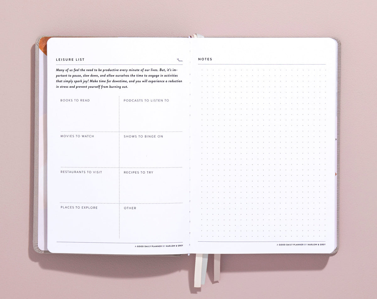 A Good Daily Planner (6-months undated)
