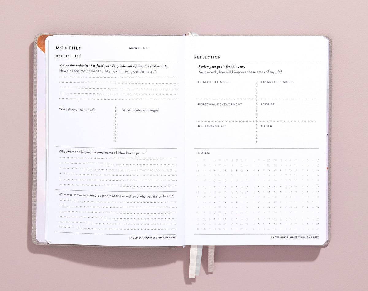 A Good Daily Planner (6-months undated)