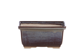Willow Bonsai Ceramics Rectangle Deep Bonsai Pot 6 Inch – Higher‑Profile Rectangular Ceramic Bonsai & Succulent Planter with Accentuated Rim, High‑Fired Frost‑Proof Stoneware, Handmade in USA (Starry Night)
