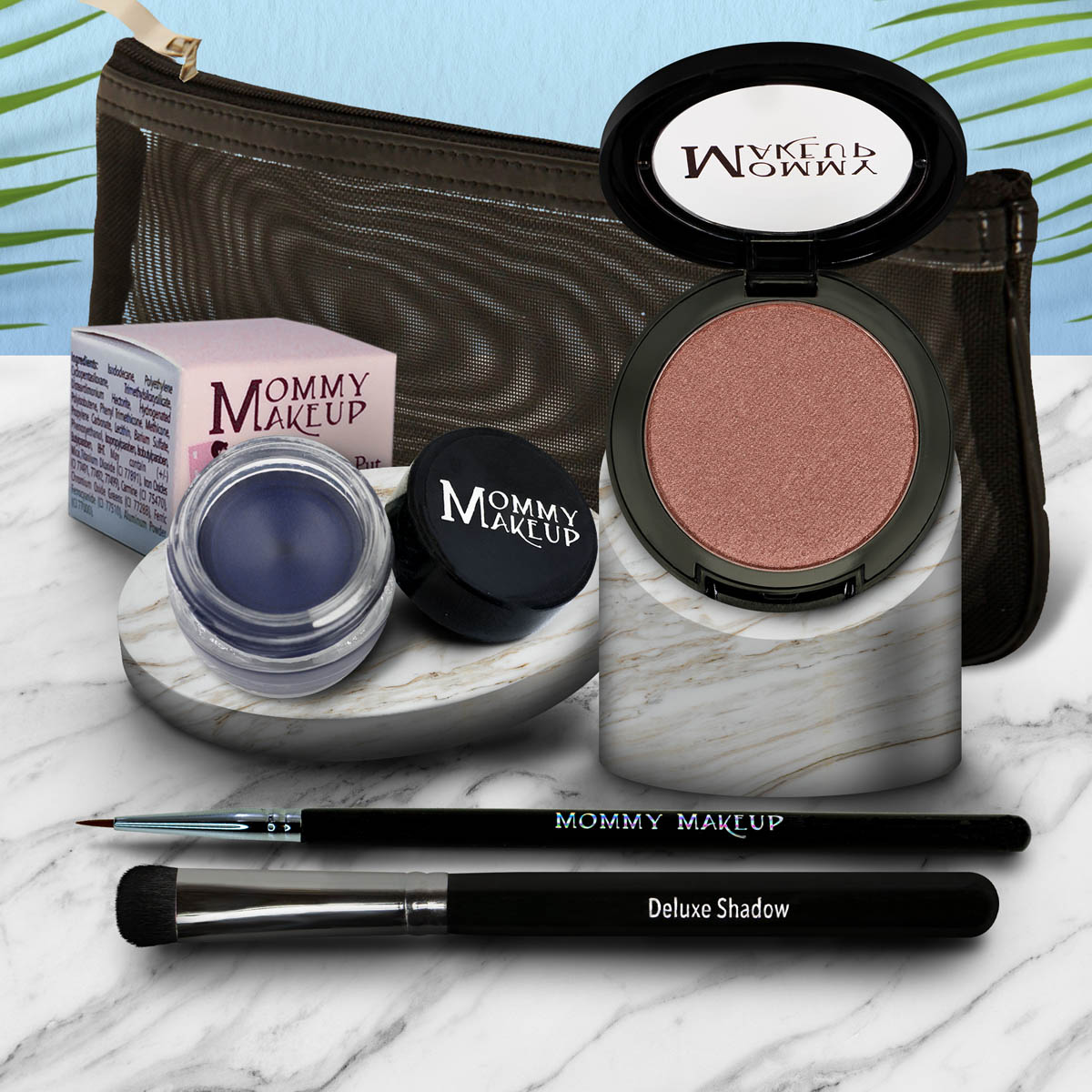 Waterproof Eye & Face Makeup Set – Customizable 5-Piece Collection