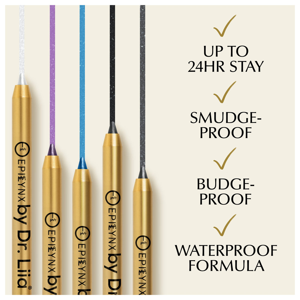Water-Resistant Kajal Gel Eyeliner Pencil