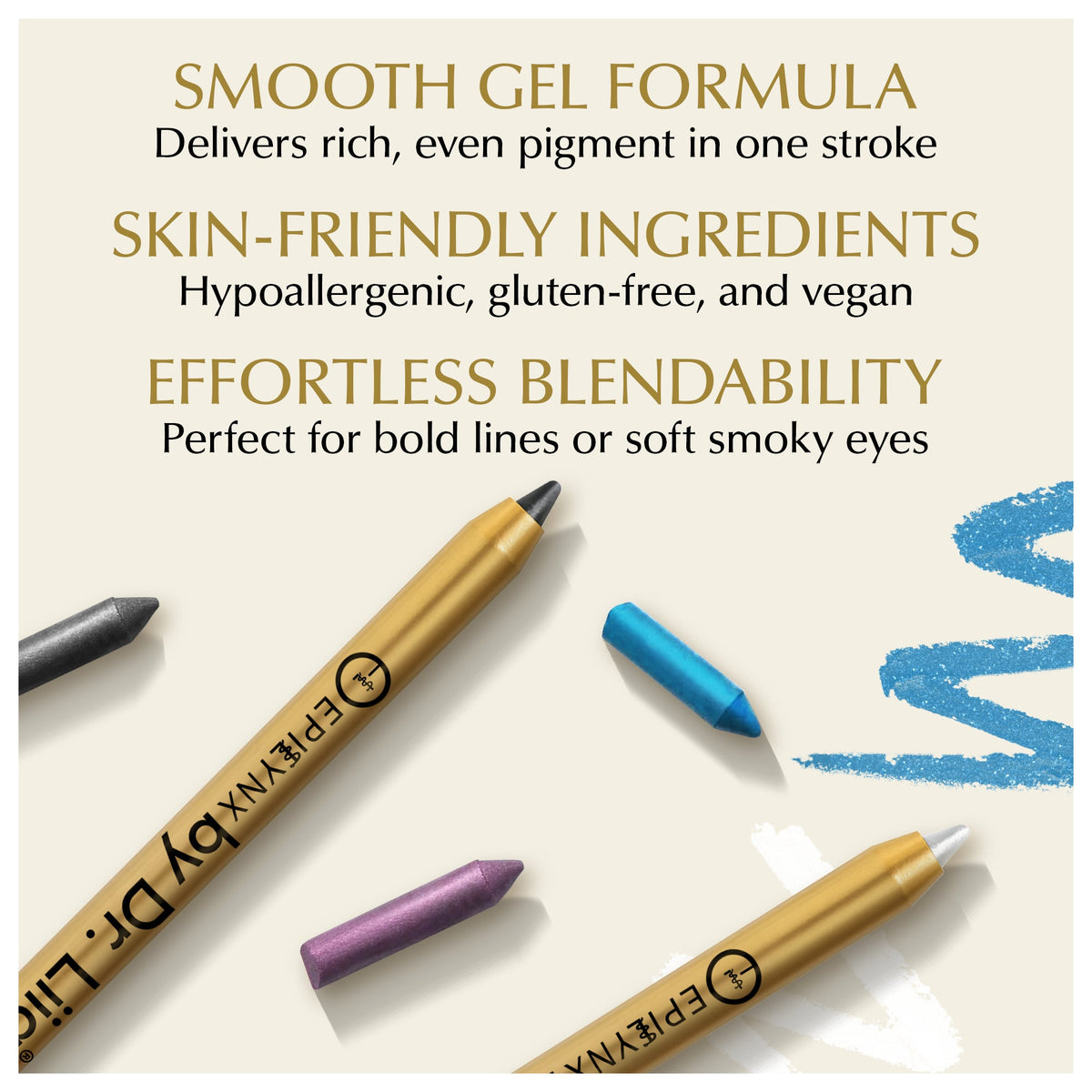 Water-Resistant Kajal Gel Eyeliner Pencil