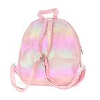 Fuzzy Unicorn Metallic Backpack Bag