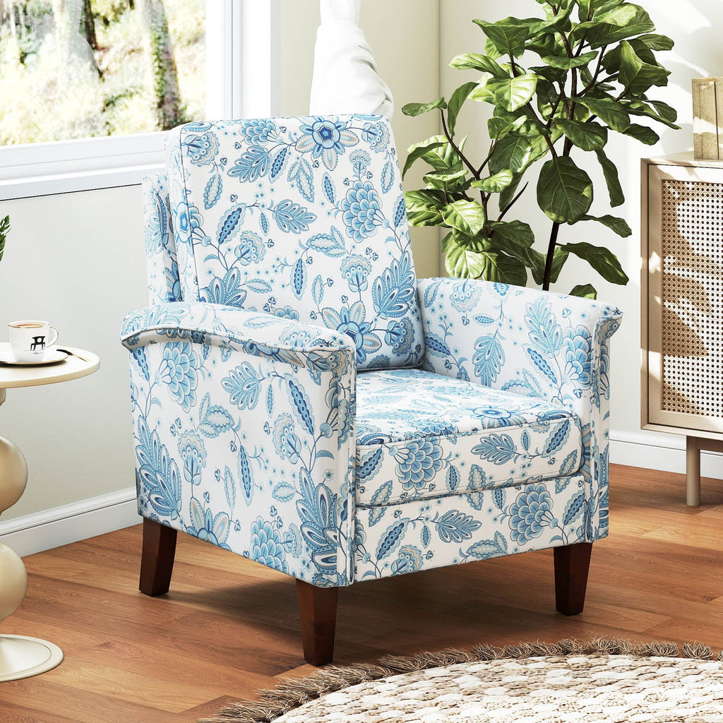 Floral Farmhouse Boho Accent Chair