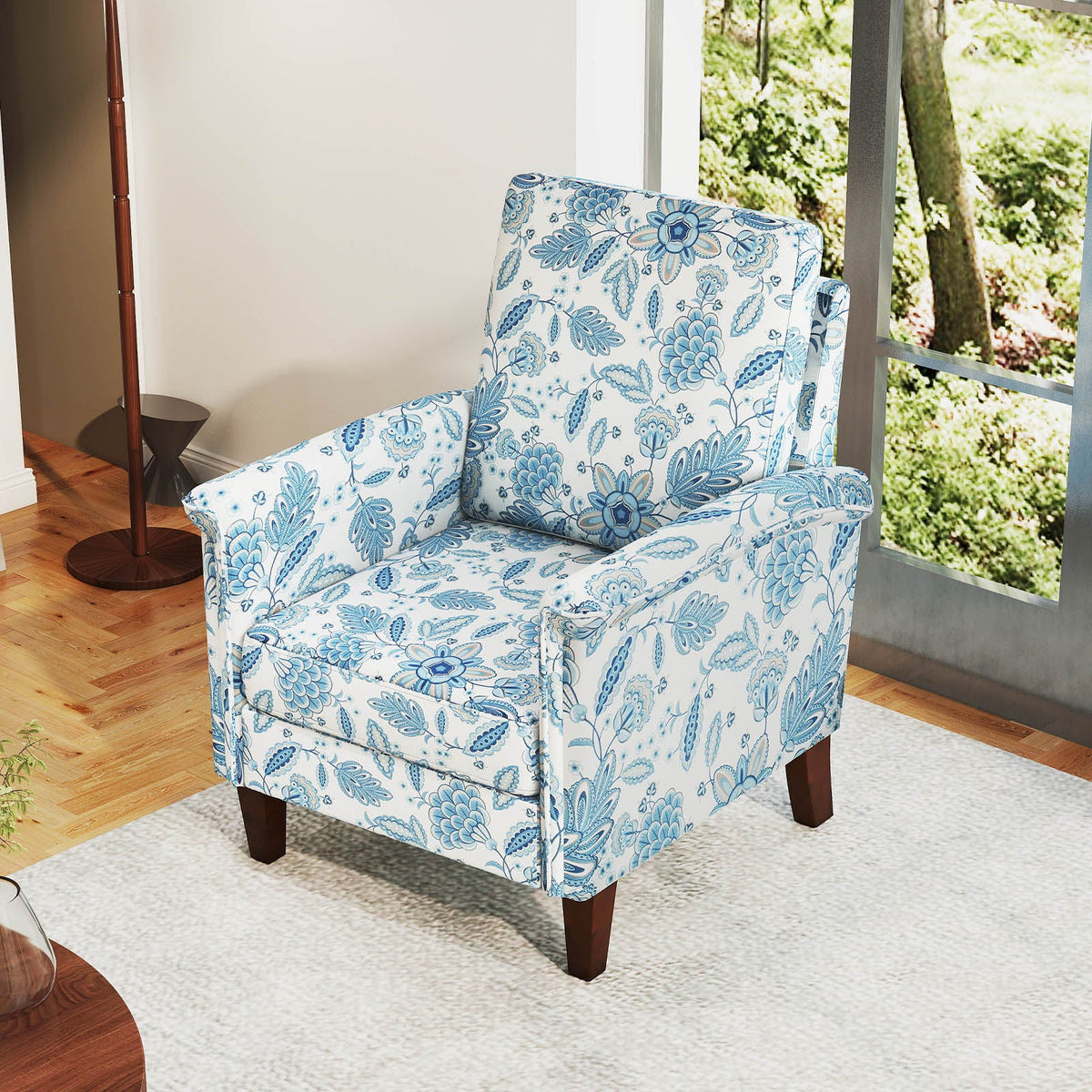 Floral Farmhouse Boho Accent Chair