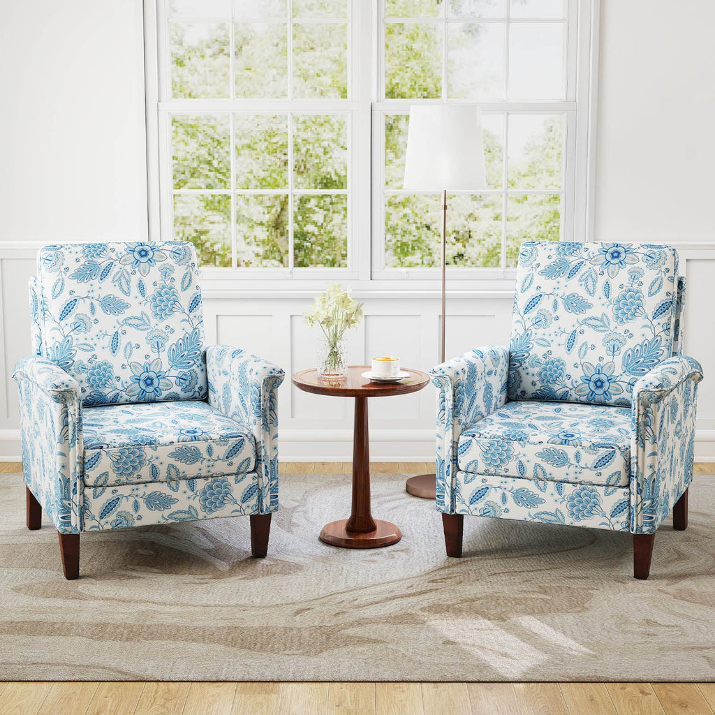 Floral Farmhouse Boho Accent Chair
