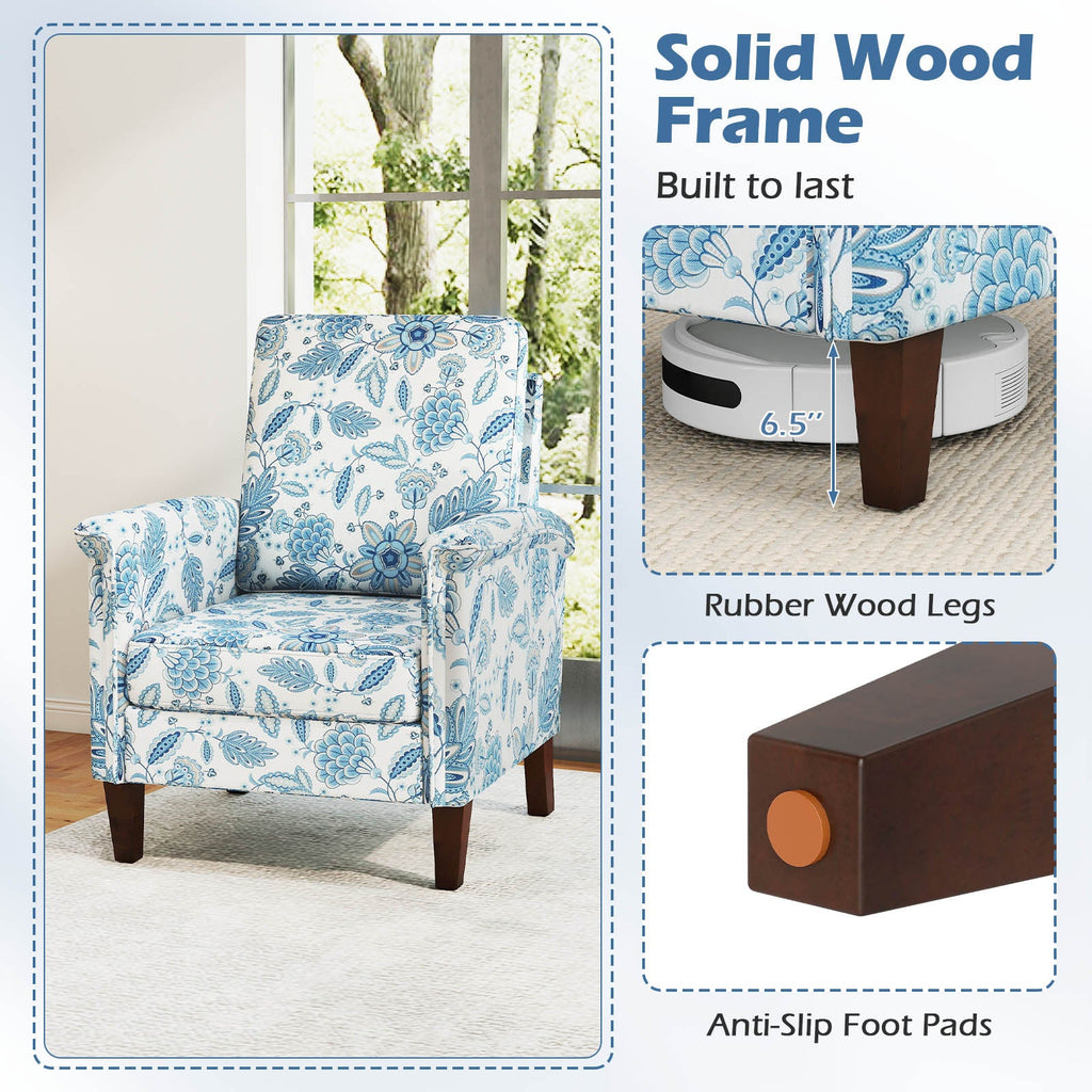 Floral Farmhouse Boho Accent Chair