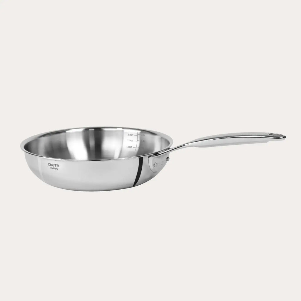 Castel’Pro® 5-Ply Stainless Steel Deep Frying Pan – Professional Collection