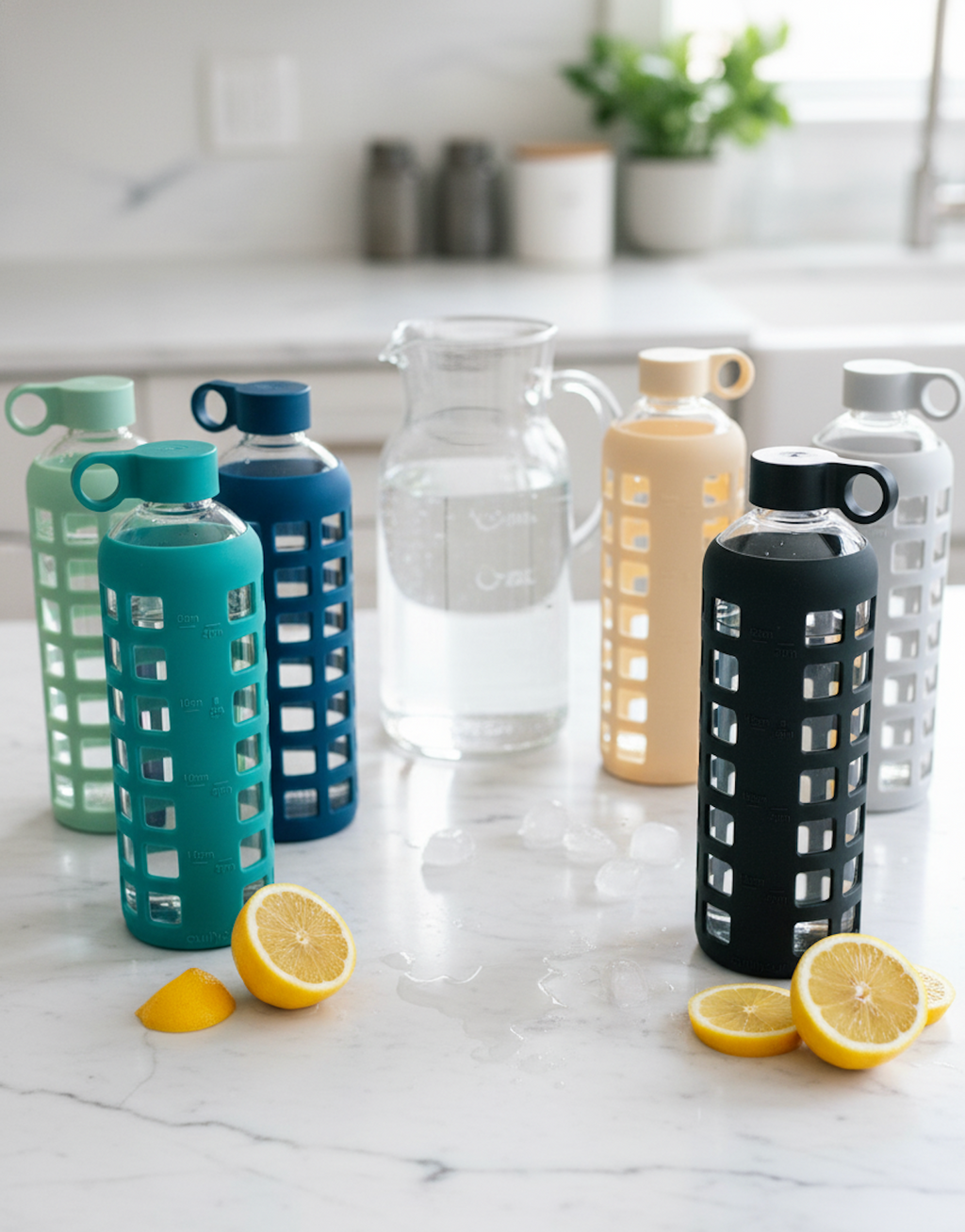 Purifyou Glass Water Bottles