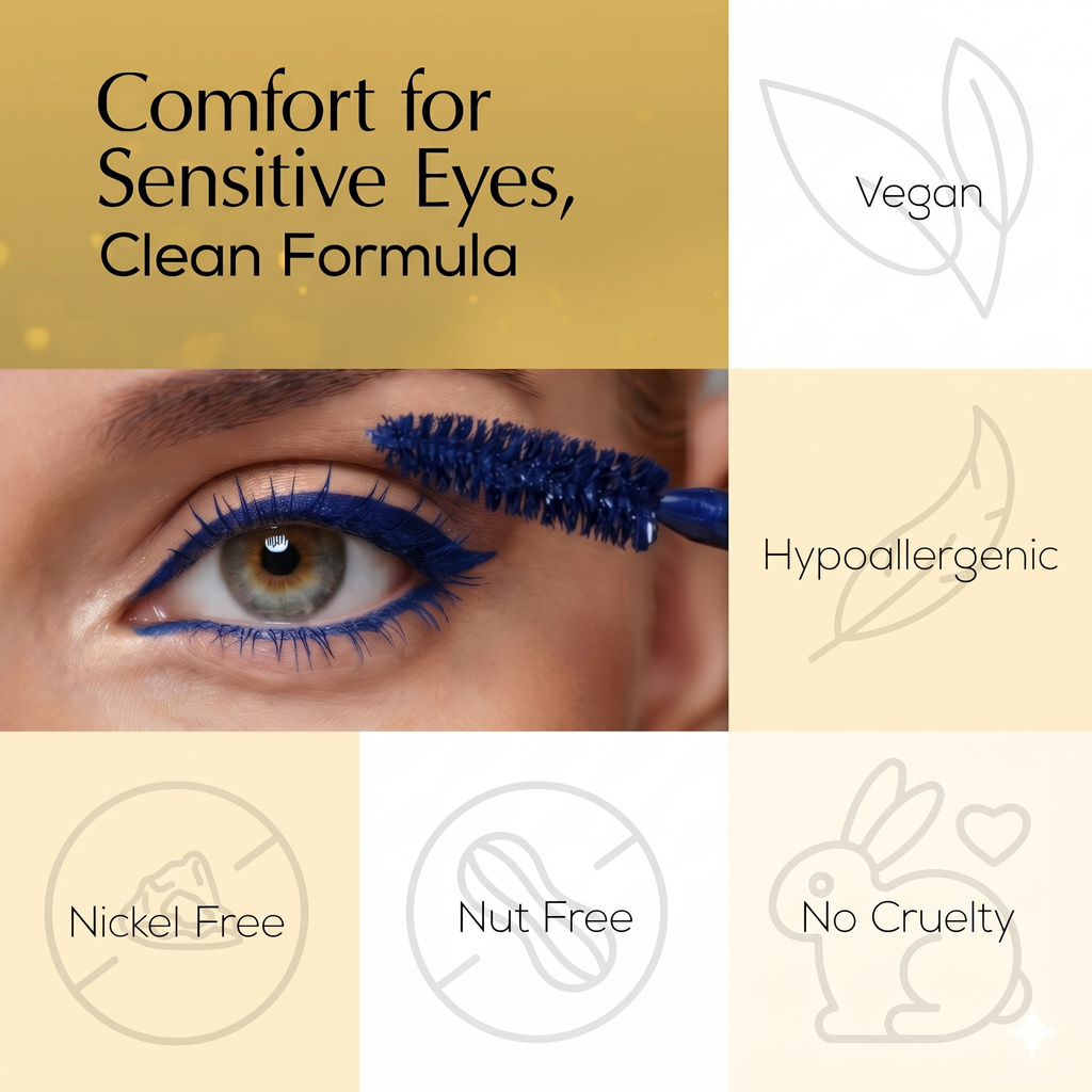 Volumizing Waterproof Mascara for Sensitive Eyes