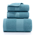 3-Piece Thick Cotton Bath & Face Towel Set