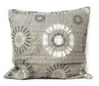 Taupe Floral Geometric Pillow Covers – 2 Pack