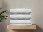 Ribbed Bubble Plant Pot With Drainage and Saucer
