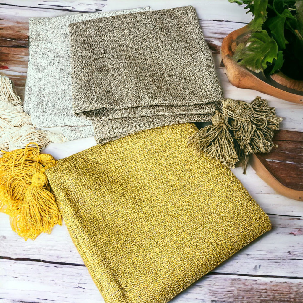 Boho Cotton Linen Pillow Covers