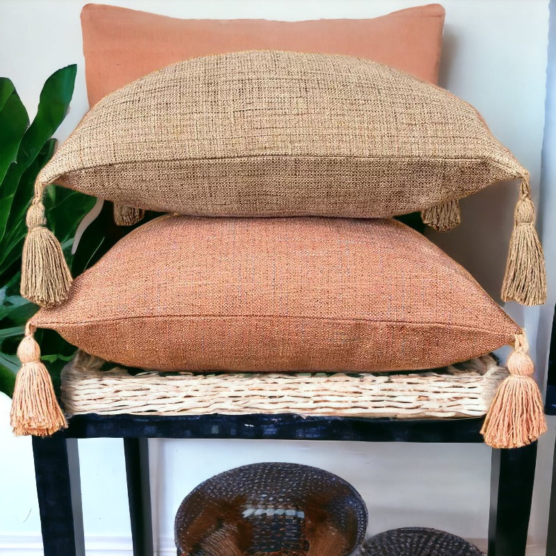 Boho Cotton Linen Pillow Covers