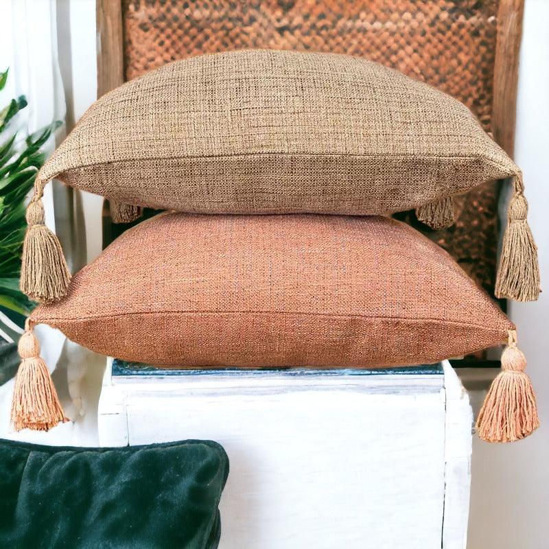 Boho Cotton Linen Pillow Covers