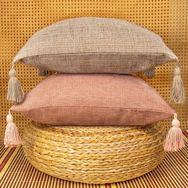 Boho Cotton Linen Pillow Covers