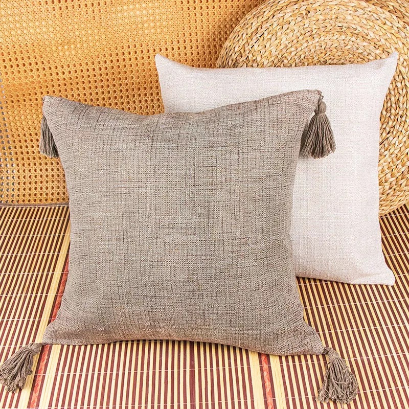 Boho Cotton Linen Pillow Covers