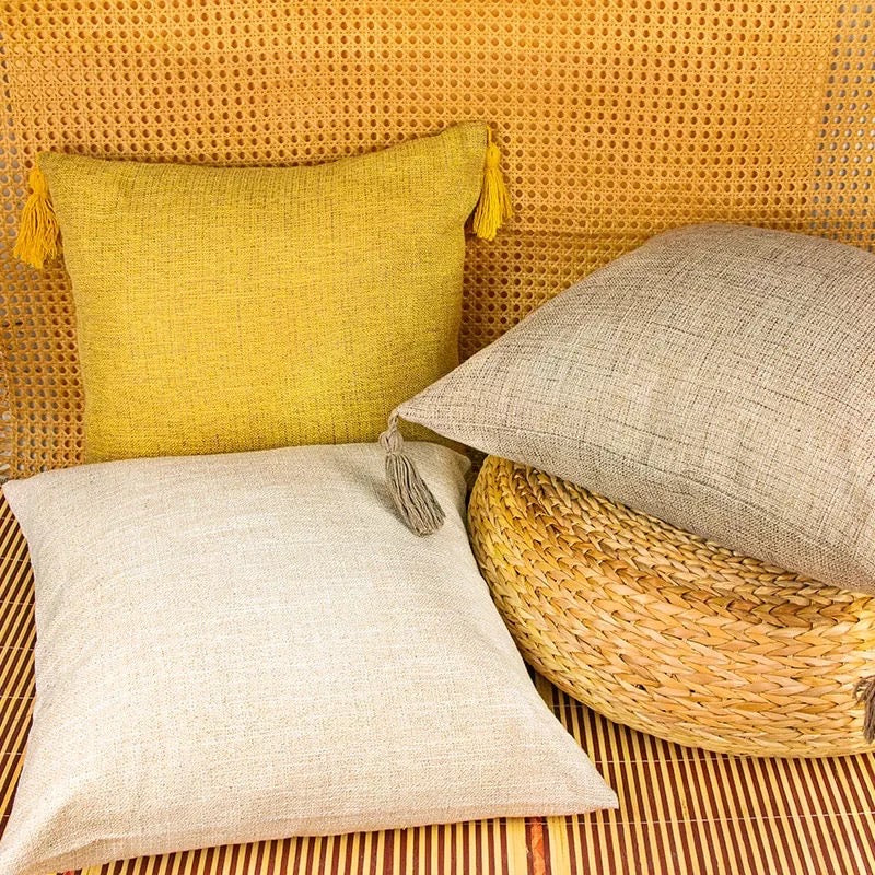 Boho Cotton Linen Pillow Covers