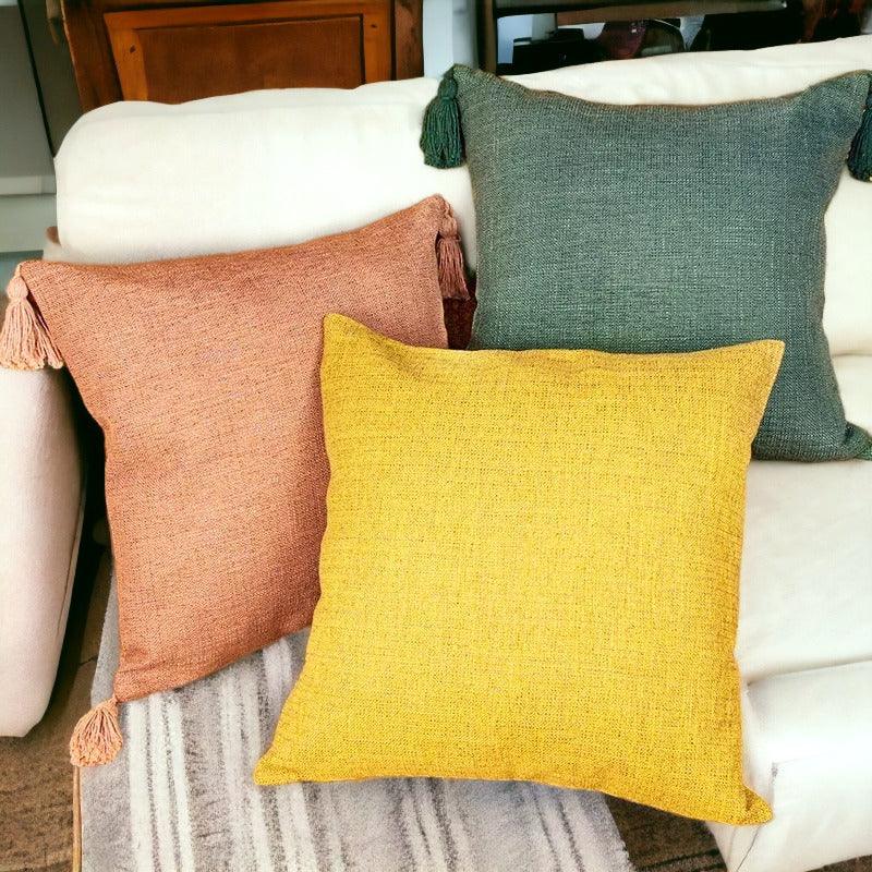 Boho Cotton Linen Pillow Covers