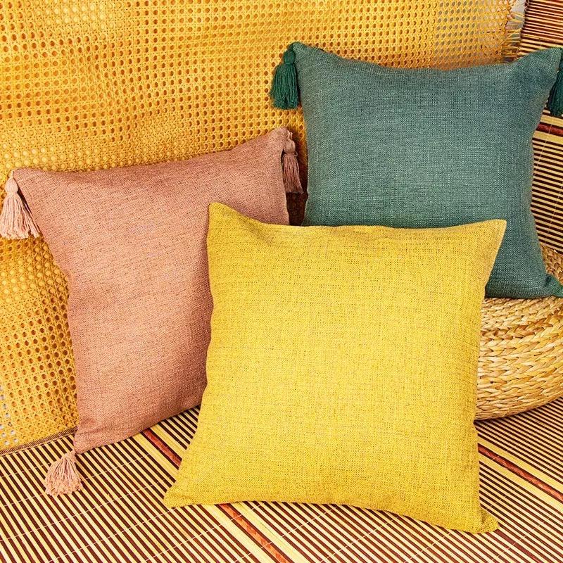 Boho Cotton Linen Pillow Covers